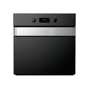 Фурна за вграждане GORENJE BO 73 ORA X, клас А, 3300 W, 67л., Механично управление, SuperSize тави, SilverMatte емайл, AquaClean почистване, сива | JAR Computers GORENJE BO 73 ORA X