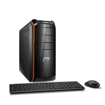 Настолен компютър Acer Predator G3620, дву-ядрен Intel Core i3-3240 3.4GHz, 4GB DDR3 RAM, 1000GB 7200rpm HDD, NVIDIA GeForce GT 640, USB клавиатура & мишка, Free DOS, 2г. | JAR Computers Acer Predator G3620