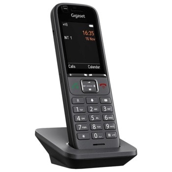 Безжичен телефон Gigaset S700H PRO, цветен дисплей, черен image