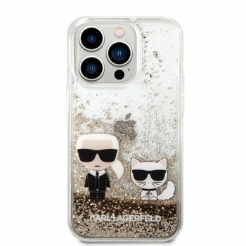 Glitter Karl and Choupette за iPhone 14 Pro Max
