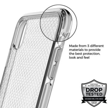 Prodigee Safetee for iPhone XS Max iPhXsM-SAFE-SLV