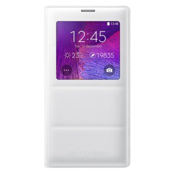 Samsung S View Cover for Galaxy Note 4 N910, White