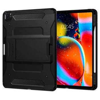 Калъф за таблет Spigen Tough Armor Pro, за Apple iPad Pro 12.9 (2020), хибриден, черен | JAR Computers Spigen Tough Armor Pro ACS01027