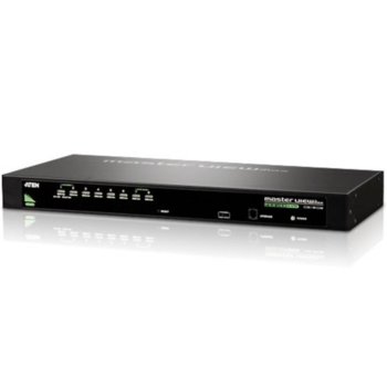 KVM суич ATEN CS1308, от 1x SPHD-18(м) към 8x SPHD-15(ж), 1x RJ-11(ж), 1 устройство | JAR Computers ATEN CS1308 KVM Switch