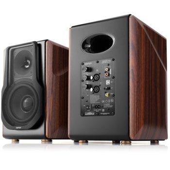 Аудио система Edifier s3000 Pro Active 2.0, безжична, черно/кафява | JAR Computers Edifier s3000 Pro Active 2.0