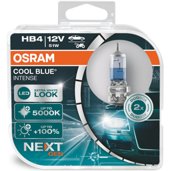 Автомобилна крушка Osram 9006CBN, 51W, 1095lm, HB4, P22d, халогенна, 2 броя в опаковка | JAR Computers Osram 9006CBN 51W 1095lm 9006CBN
