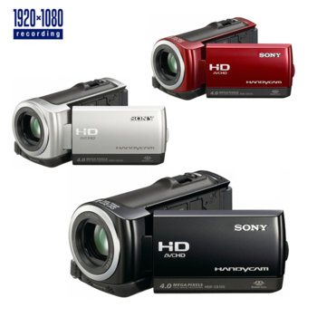 Дигитална камера Sony HDR-CX105E черен/червен/ср…