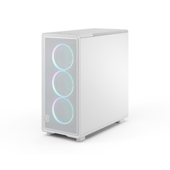 кутия fractal design epoch white tg rgb clear ti
