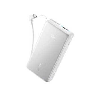 anker zolo, 20000mah, 22.5w, qc + pd, white