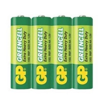 Батерия цинкова, GP, R6 GREENCELL, AA, R6, 1.5V, 4бр | JAR Computers Цинк карбонова батерия GP R6 GREENCELL