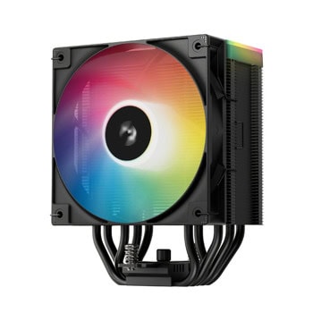Охлаждане за процесор DeepCool AG500 Black Addressable RGB V2, съвместимост със сокети Intel LGA1851 & AMD AM5/AM4 | JAR Computers Охлаждане за процесор DeepCool AG500 Black Address