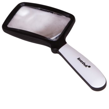 Лупа Levenhuk Zeno Read ZR16, 2x увеличение, 108x63 mm апертура, светодиодна лампа с регулиране на яркостта захранвана с батерии, пластмасова | JAR Computers Лупа Levenhuk Zeno Read ZR16 74100