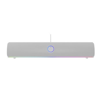 Soundbar система Genesis Helium 312BT White, 2.0, 10W, Bluetooth, USB, RGB подсветка | JAR Computers Genesis Helium 312BT White NCS-2305
