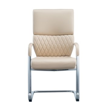 Посетителски стол RFG GRANDE M, екокожа, бежов, 2 броя в комплект | JAR Computers Посетителски стол RFG GRANDE M