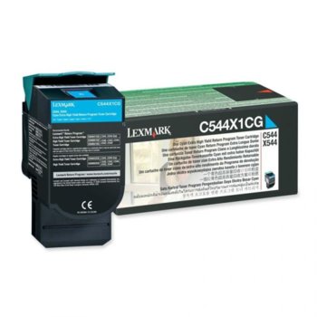 КАСЕТА ЗА LEXMARK C544/X544 - Cyan - P№ C544X1CG - заб.: 4000k | JAR Computers КАСЕТА ЗА LEXMARK C544/X544 - Cyan - P№ C544X1CG -