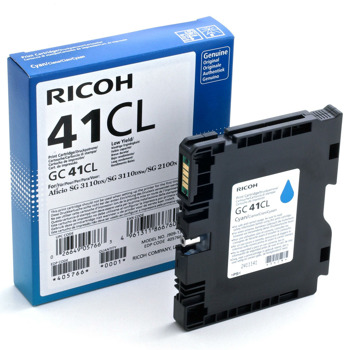 Тонер касета за Ricoh Aficio SG 2100 n/SG 3100 snw/SG 3110 dn/SG 7100 dn - Cyan - 405766 - Ricoh GC41CL, Заб.: 600к | JAR Computers Ricoh 405766
