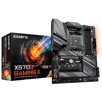 Дънна платка Gigabyte X570S GAMING X, X570, AM4, DDR4, PCI-E 4.0, (HDMI), 6x SATA 6Gb/s, 3x M.2, 2x USB 3.2 Gen 2 Type-C, ATX | JAR Computers Gigabyte X570S AM4 DDR4 GB X570S GAMING X