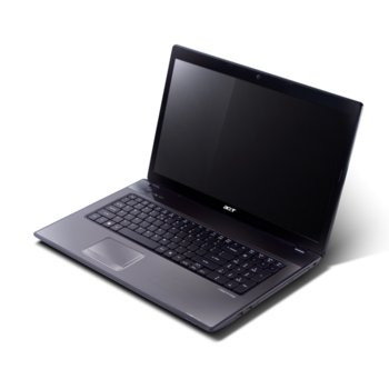 Лаптоп 17.3" (43.94 cm) ACER AS7741G-384G50Mnkk, Intel® Core™ i3 380M 2.53GHz, HD+ LED Display & ATi HD5650 1GB DDR3 (HDMI), 4GB DDR3, 500GB, DVDRW, 802.11n, camera, Linux, 3.3kg, 1г. | JAR Computers 17.3" (43.94 cm) ACER AS7741G-384G50Mnkk