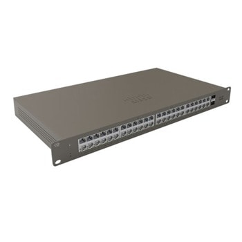 Суич Cisco Meraki Go GS110-48P, 1000Mbps, 50 порта, 48x 1000Base-T RJ-45 (PoE+), 2x 1G SFP uplink | JAR Computers CISCO Meraki Go GS110-48P GS110-48P-HW-EU
