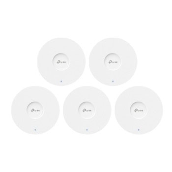 Точка за достъп TP-Link Omada EAP613(5-pack), 1800 Mbps, 2.4 GHz (574 Mbps)/ 5GHz (1201 Mbps), 1x RJ-45, 2x външни антени | JAR Computers TP-Link Omada EAP613(5-pack)