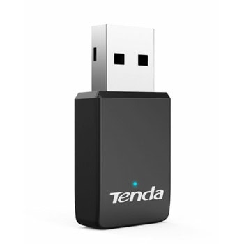 Мрежови адаптер Tenda AC650, 650Mbps, Wireless AC, USB 2.0, 1x вътрешна антена | JAR Computers Tenda AC650 TND0074
