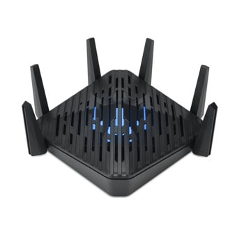 Рутер Acer Predator Connect W6 FF.G22WW.001, 4G LTE, 7800 Mbps, 2.4GHz/5GHz/6GHz, Wireless AX, 4x LAN1000, 1x WAN2500, 6x външни антени | JAR Computers Acer Predator Connect W6 FF.G22WW.001