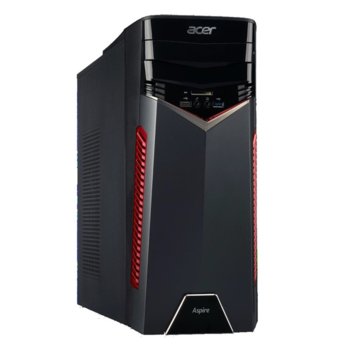 Настолен компютър Acer Aspire GX-281 (DG.E0FEX.008), четириядрен AMD Ryzen 5 1400 3.2/3.4 GHz, Radeon RX580 4GB, 8GB DDR4, 256GB SSD, 1x USB Type-C, Linux | JAR Computers Acer Aspire GX-281 DG.E0FEX.008