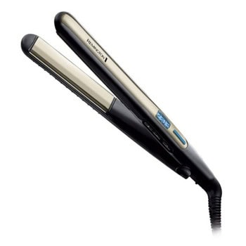 Преса за коса Remington S6500 Sleek and Curl, керамично покритие, златист/черен | JAR Computers Remington S6500