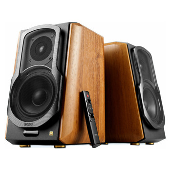 Тонколони Edifier S1000MKII, 2.0, 120W RMS (60W + 60W), Bluetooth, 2x Line In, 1x Optical, 1x Coaxial, кафяви | JAR Computers Тонколони Edifier S1000MKII
