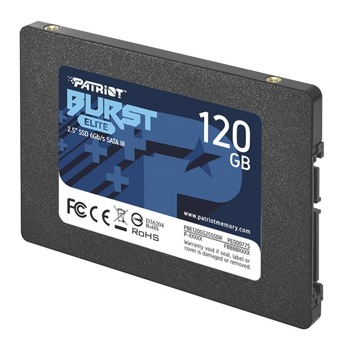 Памет SSD 120GB, Patriot Burst Elite, SATA 6Gb/s, 2.5" (6.35 cm), скорост на четене 450MB/s, скорост на запис 320MB/S image