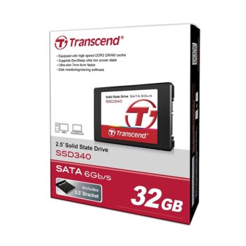 Transcend 32GB 2.5 SSD340 SATA3 Synchronous MLC