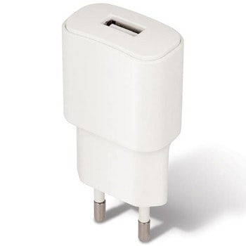 Зарядно за телефон Forever, от контакт към 1x USB A(ж), 5V, 2A, бяло | JAR Computers Forever IT8574