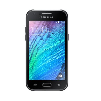 Samsung Galaxy J1 (SM-J100H) (черен), поддържа 2 sim карти, 4.3" (10.92 cm), дву-ядрен 1.2GHz, 512MB RAM, 2GB Flash памет (+microSD слот), 5.0 & 2.0 MPix camera, Android, 122g | JAR Computers Samsung Galaxy J1 (SM-J100H) SM-J100HZKDBGL
