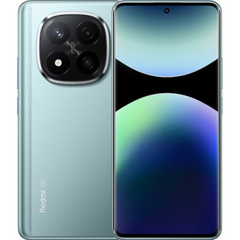 Смартфон Xiaomi Redmi Note 14 Pro+ 5G (син), поддържа 2 SIM карти, 6.67" (16.94 cm) AMOLED 120Hz дисплей, осемядрен Snapdragon 7s Gen 3 2.5 GHz, 12GB LPDDR5X, 512GB Flash памет, 200 + 8 + 2 & 20 Mpix камери, Android, HyperOS | JAR Computers Xiaomi Redmi Note 14 Pro+ 5G 12/512 Blue