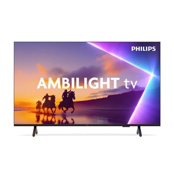 Телевизор Philips 43PUS8510/12, 43" (109.22cm) 4K/UHD QLED Smart TV, HDR10+, Dolby Atmos, DTS Virtual:X, Ambilight, DVB-T2/T2-HD/C/S2, Wi-Fi, Bluetooth, 3x HDMI, 2x USB | JAR Computers Philips 43PUS8510/12