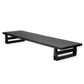 Поставка за монитор Roline 17.99.1341, за плот, размери 900 x 250 x 90/115mm, до 20кг., черна | JAR Computers Roline 17.99.1341