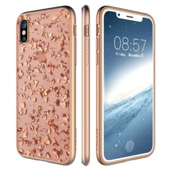 Калъф за Apple iPhone XS, хибриден, Prodigee Treasure IPHX-TRS-RSE, розов | JAR Computers Prodigee Treasure for iPhone XS IPHX-TRS-RSE pink