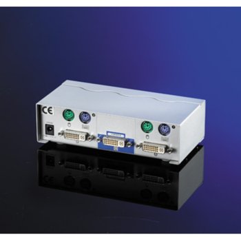 KVM суич ROLINE 14.99.3252, DVI, 1U-2PC, PS/2 | JAR Computers ROLINE 14.99.3252