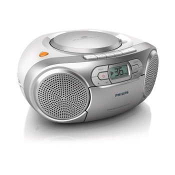 CD радиокасетофон, Philips AZ127, CD, касета, радио, MP3-link, 2x1W image