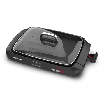 Скара Rohnson R-2527, незалепващо покритие, термостат, 2000W | JAR Computers Електрическа скара Rohnson R-2527