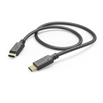Кабел Hama 201591, от USB-C(м) към USB-C(м), 1.5m, черен | JAR Computers Кабел Hama 201591