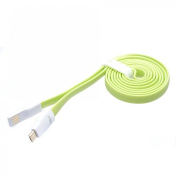 Кабел Tellur от USB micro B(5-pin)(м) към Lightning(м), магнитен, 0.12m, зелен | JAR Computers Tellur USB micro B(5-pin)(м) към Lightning(м)