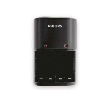 Зарядно у-во Philips Mini за батерии 1/4 x AA/AAA