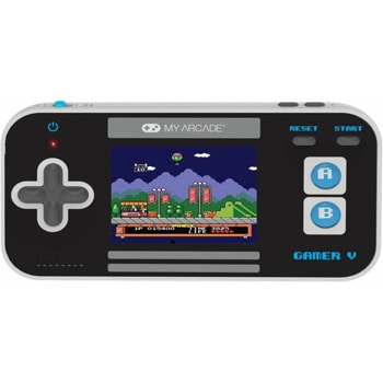 Мини конзола My Arcade Gamer V Classic 220in1, 2.5" цветен екран, преносима, 220 вградени игри, черна | JAR Computers My Arcade Gamer V Classic 220in1