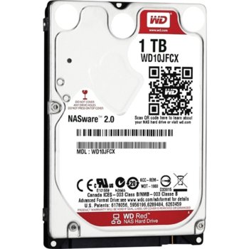 HDD 1TB WD Red 9.5mm S-ATA3 5400rpm 16MB