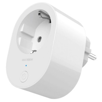 Смарт контакт Xiaomi Smart Plug 2, 1x шуко, Google Home, Wi-Fi, Bluetooth, 3680W, бял | JAR Computers Xiaomi Smart Plug 2 EU BHR6868EU