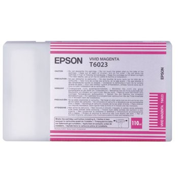 Касета за Epson Stylus Pro 7880/9880 - Magenta - P№ C13T602300 - Заб.: 110 ml. | JAR Computers Epson (C13T602300) Magenta