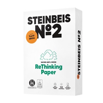 Копирна хартия Steinbeis №2 Trend White, A3, 80 g/m2, 500 листа, рециклирана | JAR Computers Рециклирана хартия Steinbeis №2 Trend White