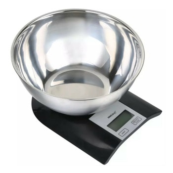 Кухненски кантар Kinghoff KH 1828, дигитален, до 5 kg капацитет, автоматично изключване, 2 l купа, черен | JAR Computers Кухненски кантар Kinghoff KH 1828 black
