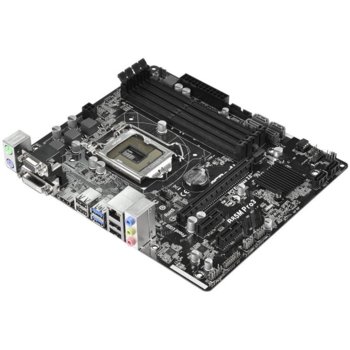 Дънна платка ASRock iB85, H81, LGA1150, DDR3, PCI-E 2.0 (DVI & D-Sub), SB5.1, Lan1000, 2x SATA3 6Gb/s, 2x USB 3.0, mATX | JAR Computers ASRock iB85, H81, LGA1150, DDR3, PCI-E 2.0